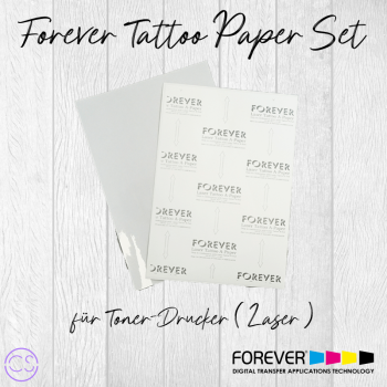 Forever Tattoo Paper Set für Tonerdrucker DIN A4